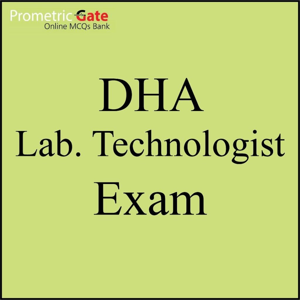 DHA Lab Technologist Exam 2023 Prometric Gate